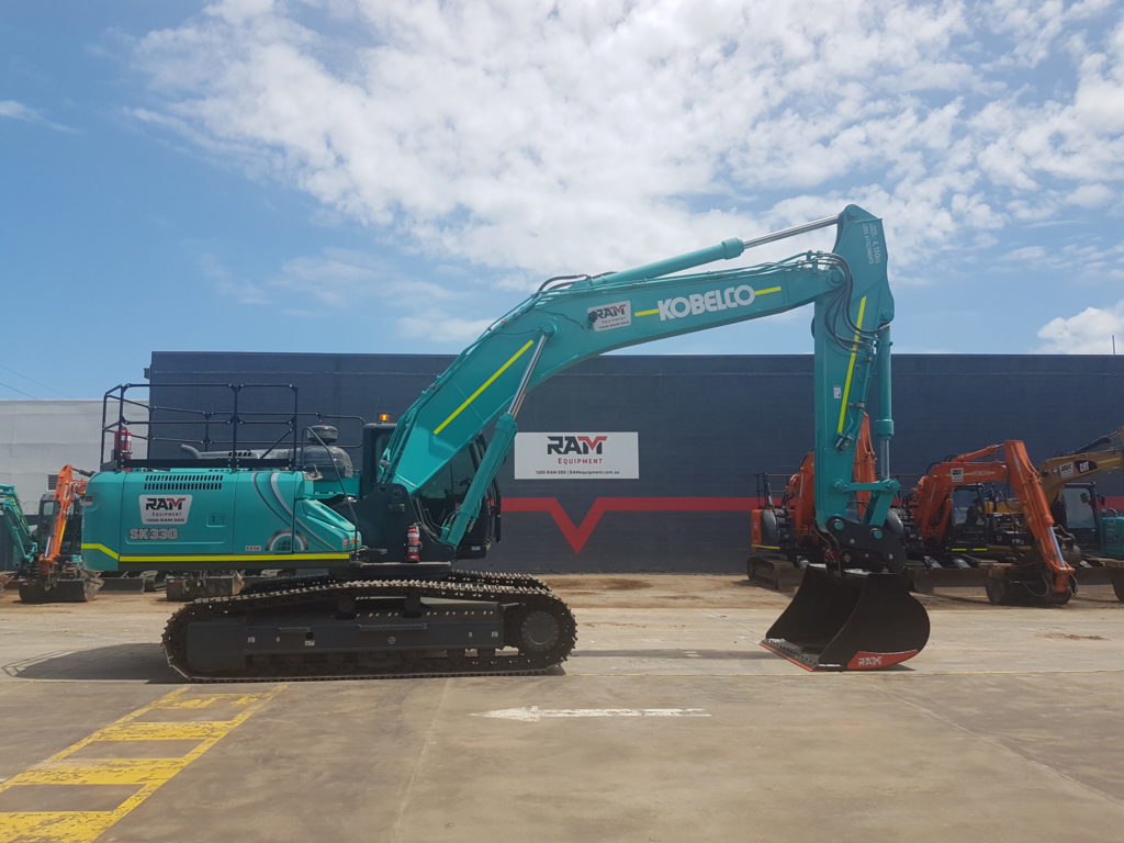 First Kobelco SK330-10 Excavator into South Australia. - RAM Equipment