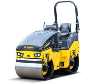 Bomag Double Drum Roller on white background BW100 ADM-5