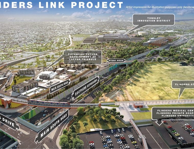 flinders link project render image