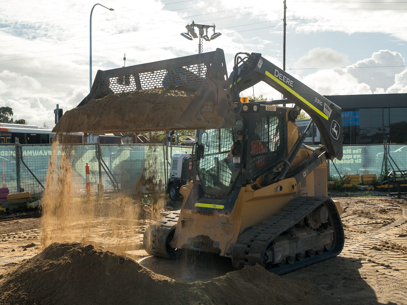 Deere 331G Track Loader (7) John Deere skid steer