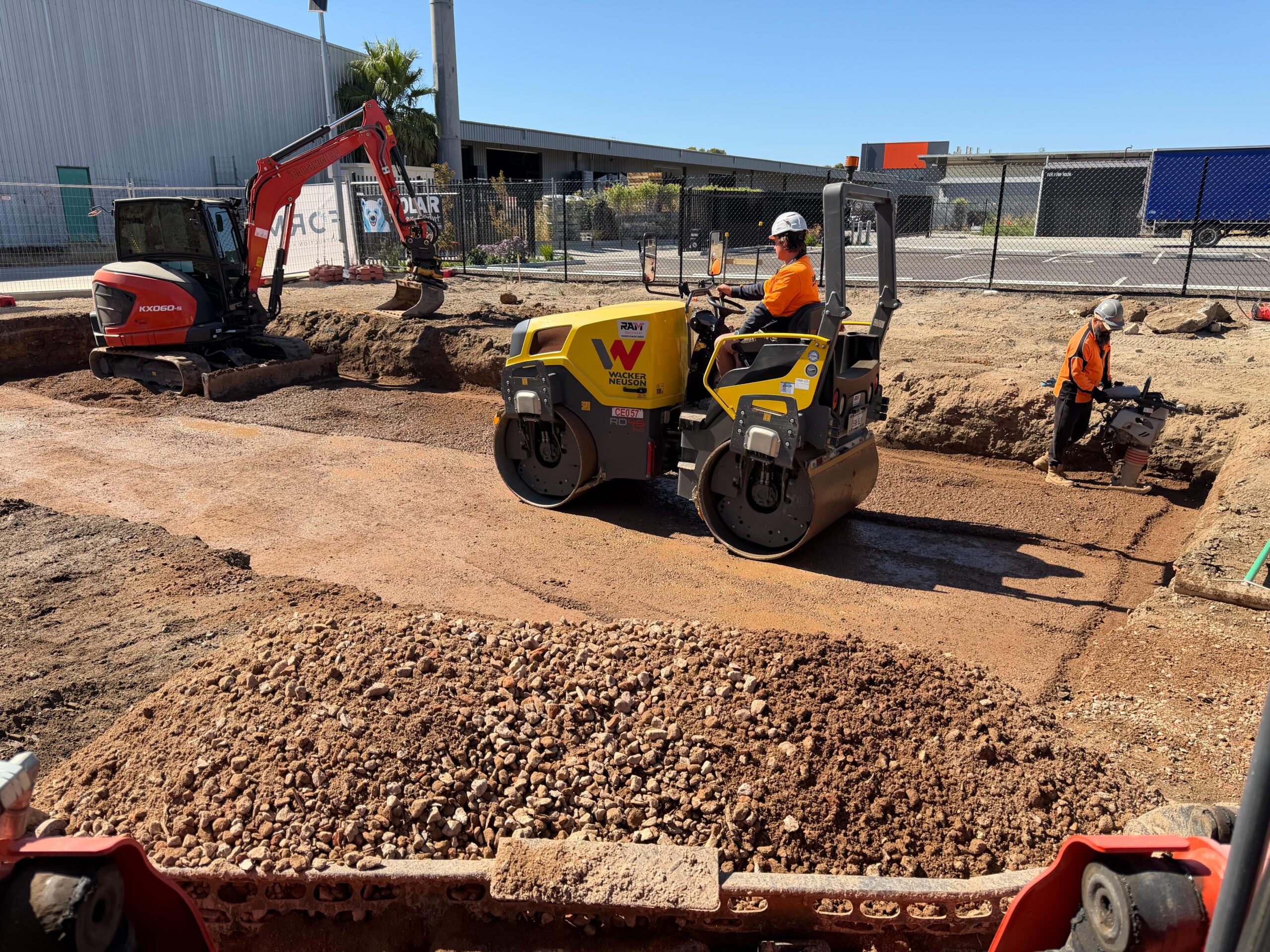 WN RD45-100 (3) Wacker Neuson Roller