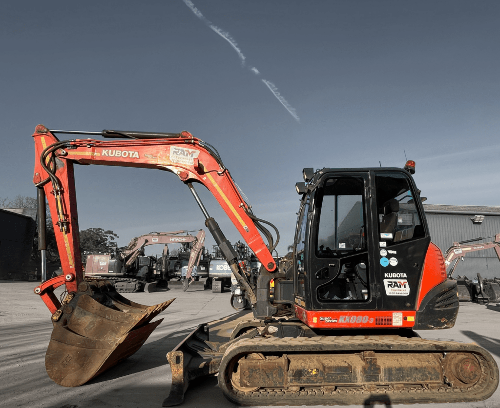 2018 Kubota KX080-3 Excavator (EX103)