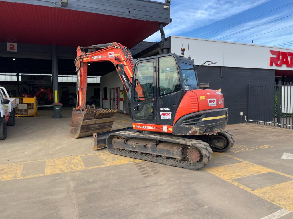 Kubota KX080-3 Excavator (EX112)