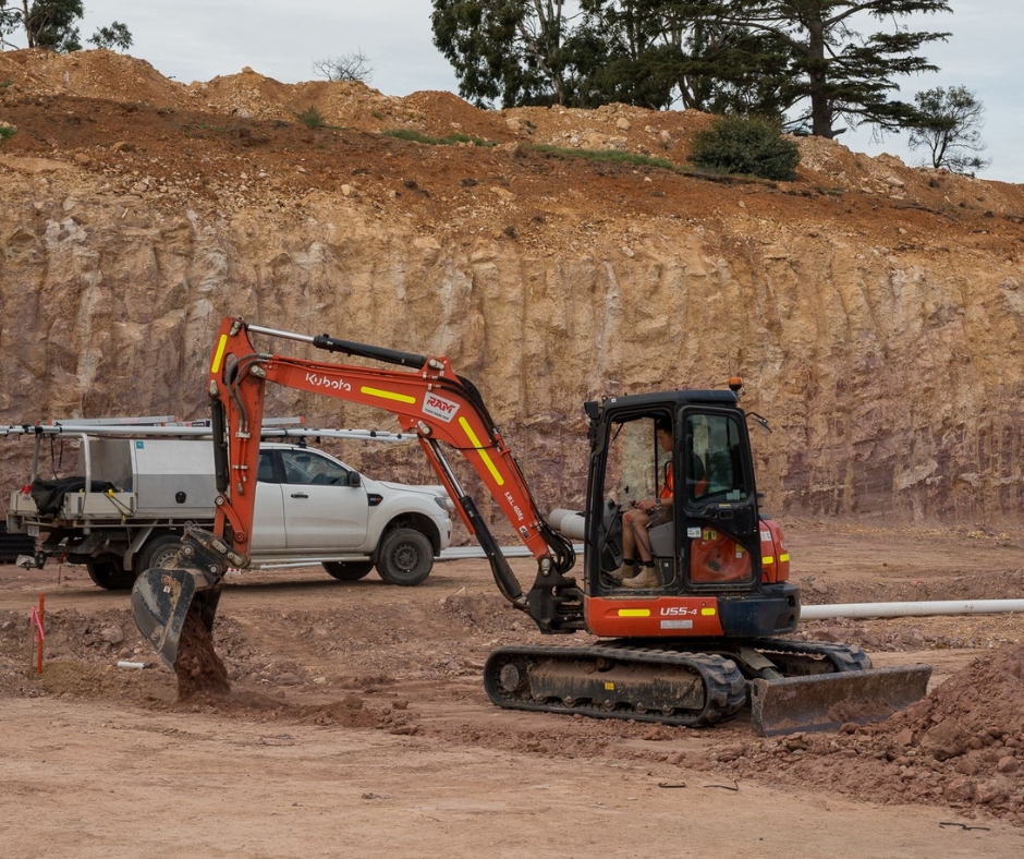 Kubota Excavator (5.5T) in Adelaide