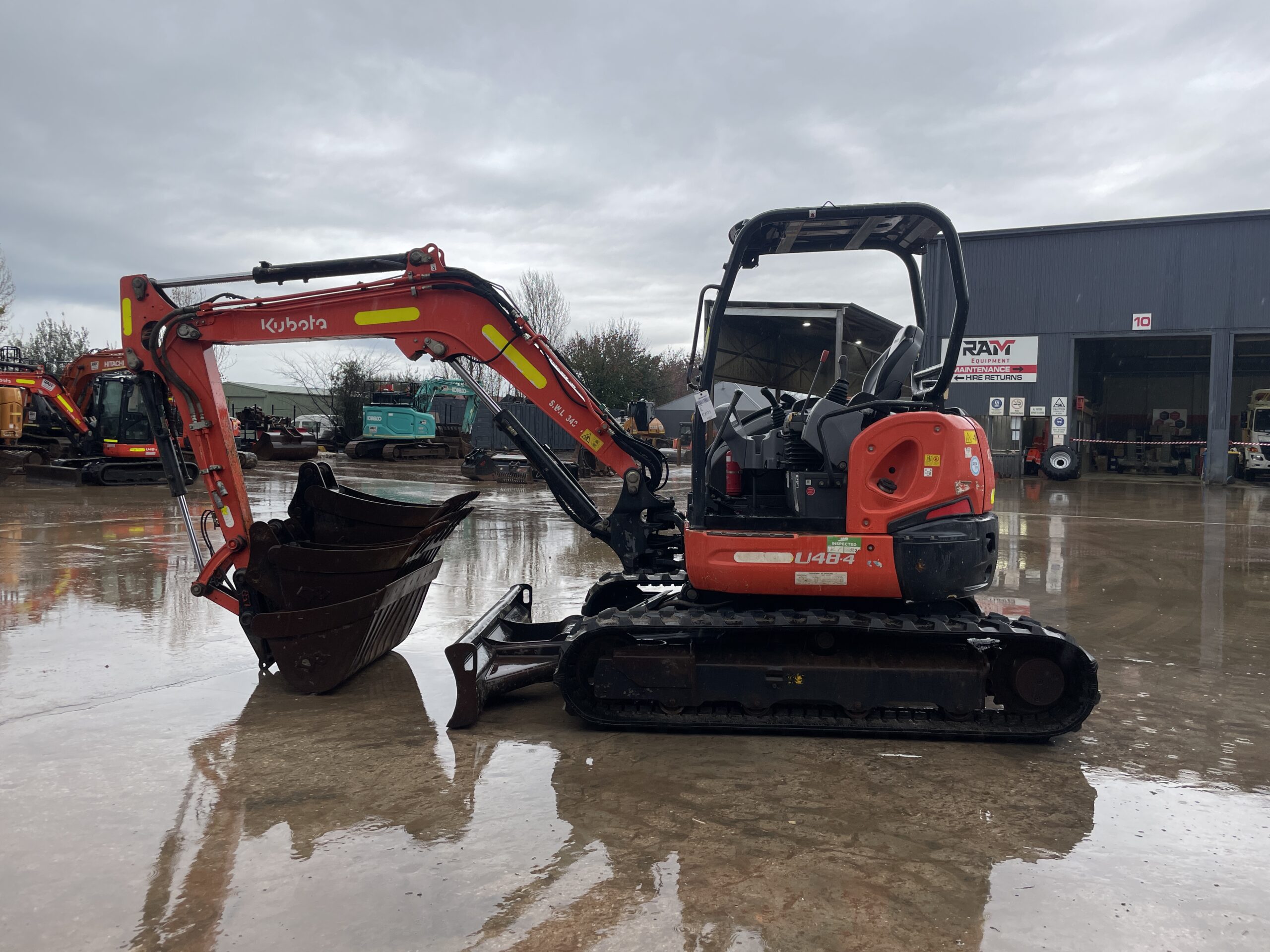 Kubota U48-4G Excavator (1) 2021 Kubota U48-4G Excavator