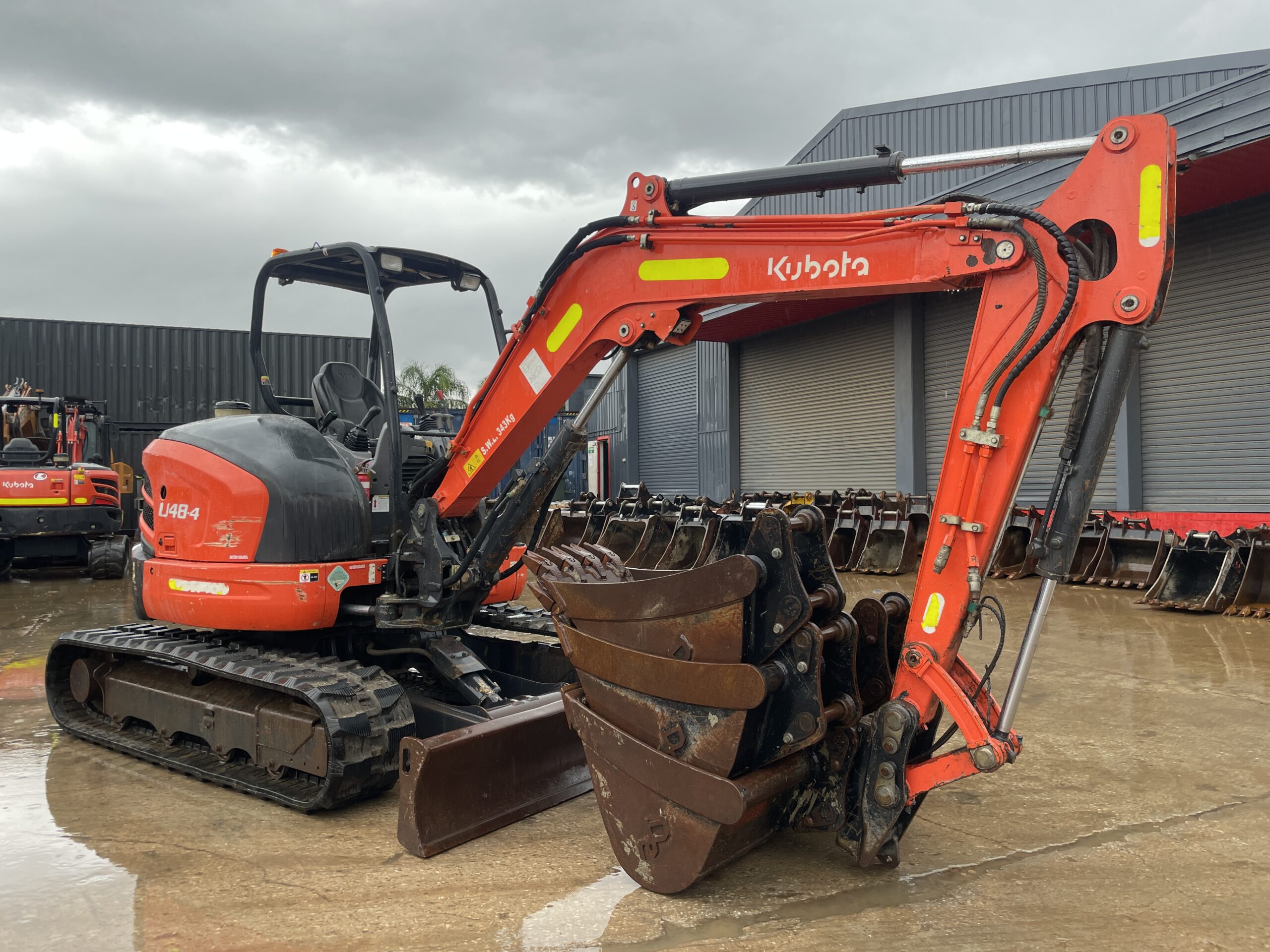 Kubota U48-4G Excavator (5) 2021 Kubota U48-4G Excavator
