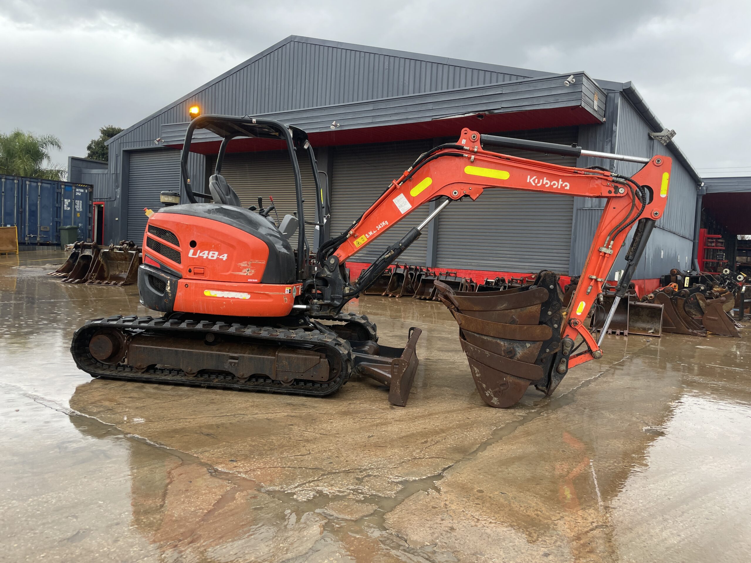 Kubota U48-4G Excavator (6) 2021 Kubota U48-4G Excavator